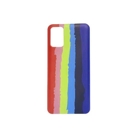 Funda De Silicona Samsung Galaxy A02S Aquarela Rainbow Vertical