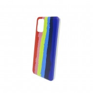 Funda De Silicona Samsung Galaxy A02S Aquarela Rainbow Vertical