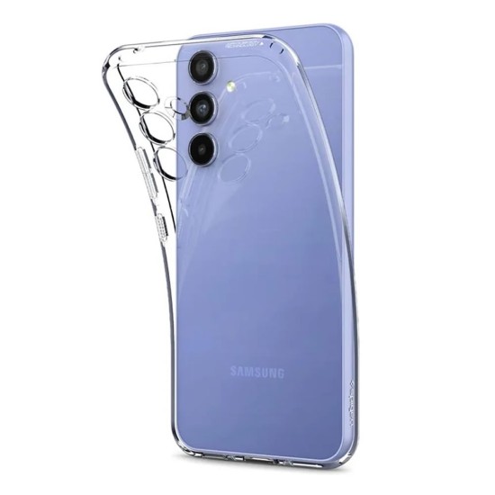 Funda De Silicona Samsung Galaxy A54 5G Transparente Con Protector De Cámara