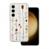 Capa Silicone Samsung Galaxy A14 4g/5g Transparente Flor Design 4 Com Protetor De Câmera