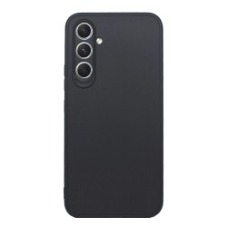 Funda De Silicona Samsung Galaxy A54 Negro Con Protector De Cámara 3D