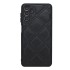 Funda De Silicona Samsung Galaxy A13 5G/A04s Negra Acolchada De Piel Con Protector De Cámara