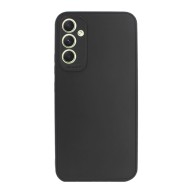 Funda De Gel De Silicona Samsung Galaxy S24 FE Negra Con Protector De Cámara 3D