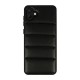 Funda De Silicona Samsung Galaxy A04 Negra Leather Acolchada Con Protector De Cámara D2