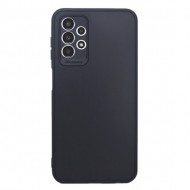 Funda De Silicona Samsung Galaxy A53 5G Negra Con Protector De Cámara 3D