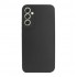 Funda De Gel De Silicona Samsung Galaxy A55 Negra Con Protector De Cámara 3D