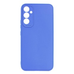 Funda De Silicona Samsung Galaxy S24 FE Azul Con Protector De Cámara 3D