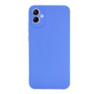 Samsung Galaxy A04e Blue Silicone Gel Case With 3D Camera Protector