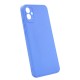 Samsung Galaxy A04e Blue Silicone Gel Case With 3D Camera Protector