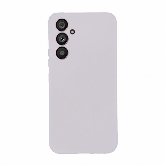 Funda De Silicona Samsung Galaxy S24 Gris Con Protector De Cámara