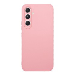 Samsung Galaxy A05s Pink Silicone Gel Case With 3D Camera Protector