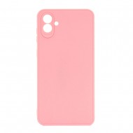 Funda De Silicona Samsung Galaxy A04 Rosa Con Protector De Cámara 3D