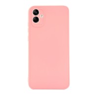 Samsung Galaxy A04e Pink Silicone Gel Case With 3D Camera Protector