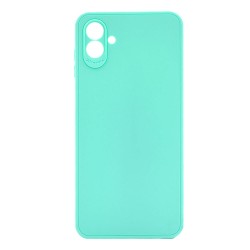 Samsung Galaxy A04 Turquoise Green Silicone Case With 3D Camera Protector