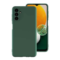 Capa Silicone Samsung Galaxy A16 Verde Escuro Com Protetor De Câmera