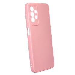 Funda De Silicona Samsung Galaxy A13 4G A135/A137 Rosa Claro Con Protector De Cámara 3D