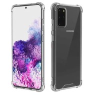Capa Silicone Dura Anti-Choque Samsung Galaxy S20 Plus/S11 Transparente