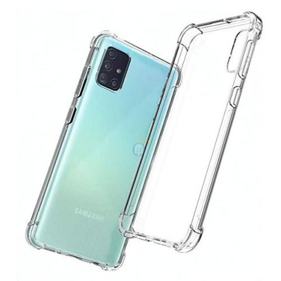 Funda De Silicona Dura Antigolpes Samsung Galaxy A41 Transparente