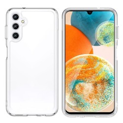 Funda De Silicona Dura Antigolpes Samsung Galaxy A14 5G/A146 Transparente Con Protector De Cámara