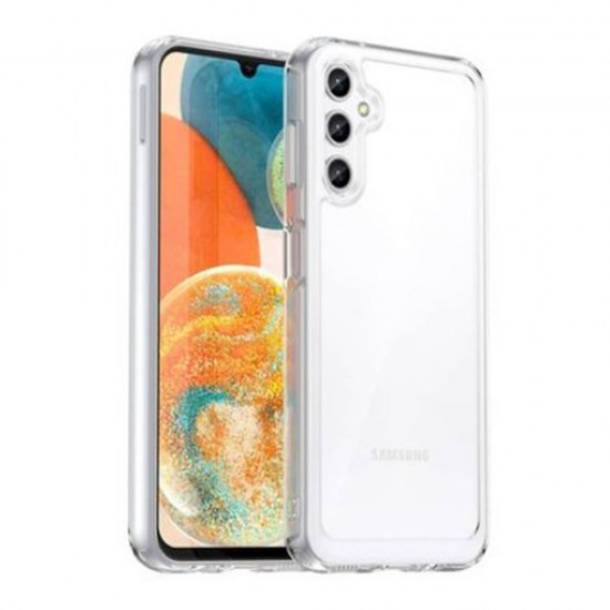 Funda De Silicona Dura Antigolpes Samsung Galaxy A24 4G/A25 5G Transparente Con Protector De Cámara