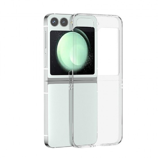 Capa Silicone Dura Anti-Choque Samsung Galaxy Z Flip6 Transparente