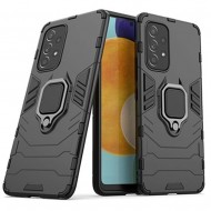 Capa Silicone Anti-Choque Armor Carbon Samsung Galaxy A53 5g/A536 Preto Ring Armor
