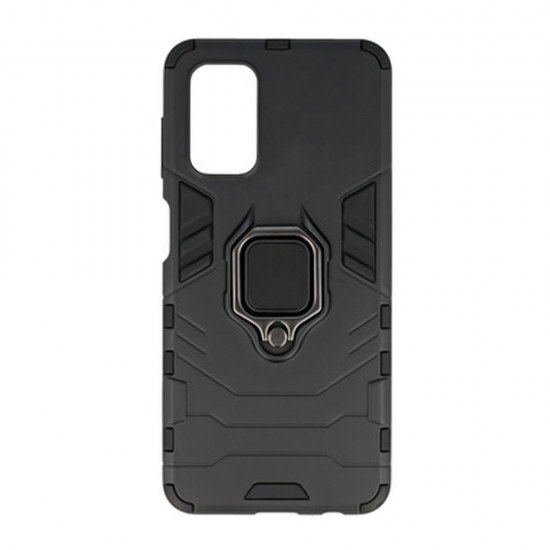 Funda De Silicona Antigolpes Armor Carbon Samsung Galaxy A13 4G Negro Ring Armor