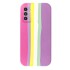 Funda De Gel De Silicona Samsung Galaxy A13 5G Lila Arco Iris Con Protector De Cámara