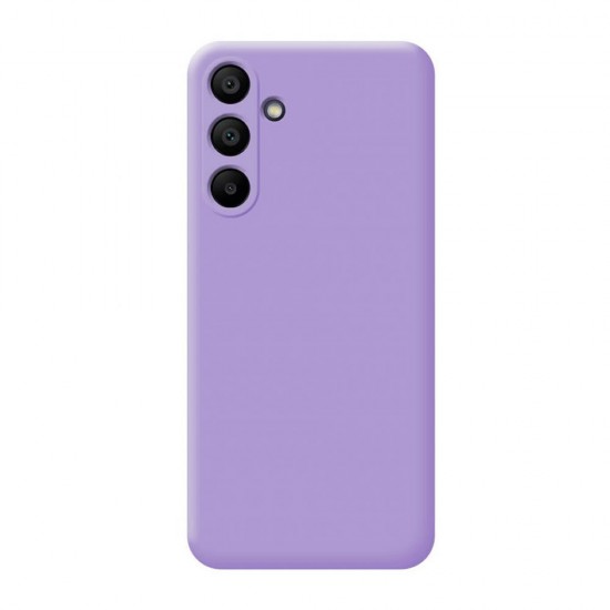 Funda De Silicona Samsung Galaxy A35 Lila Con Protector De Cámara