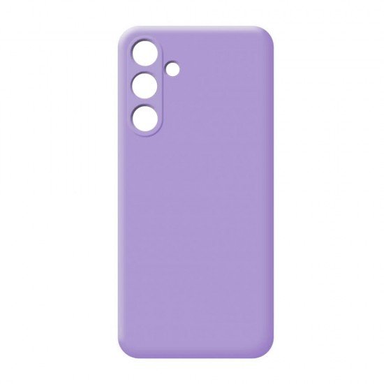 Capa Silicone Samsung Galaxy A35 Lilás Com Protetor De Câmera