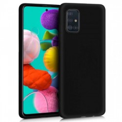 Funda De Gel De Silicona Samsung Galaxy A51/A31/M40S Negra Robusta