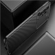 Capa Silicone Gel Carbon Samsung Galaxy A73 5g Preto Vennus Auto Focus Com Protetor De Câmera