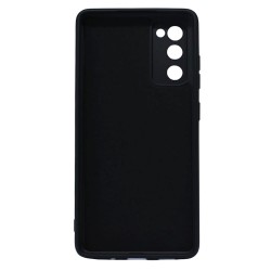 Funda De Gel De Silicona Samsung Galaxy S20 FE Negro Con Protector De Cámara