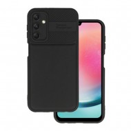 Capa Silicone Gel Samsung Galaxy A24 4g/A25 5g Preto Com Protetor De Câmera