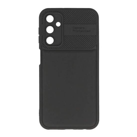 Funda De Gel De Silicona Samsung Galaxy A24 4G/A25 5G Negro Con Protector De Cámara