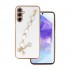 Samsung Galaxy A14 4G/5G White Silicone Gel Case With Camera Protector And Chain Design 3