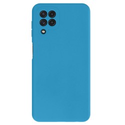 Funda De Gel De Silicona Samsung Galaxy A22 4G Azul Protector De Cámara