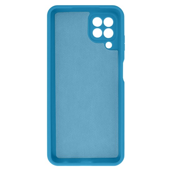 Funda De Gel De Silicona Samsung Galaxy A22 4G Azul Protector De Cámara