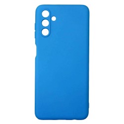 Funda De Gel De Silicona Samsung Galaxy A13 5G Azul Con Protector De Cámara Robusta