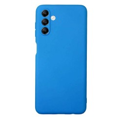 Funda De Gel De Silicona Samsung Galaxy A14 5G/A146 Azul Con Protector De Cámara