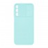 Samsung Galaxy A25 5G/A24 4G Turquoise Green With Camera Protector And Sliding Window Silicone Gel Case