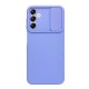 Samsung Galaxy A14 4G/5G Light Blue With Camera Protector And Sliding Window Silicone Gel Case