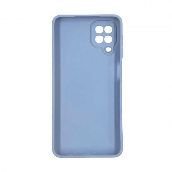 Funda De Gel De Silicona Samsung Galaxy A12 5G Azul Nubes Con Protector De Cámara