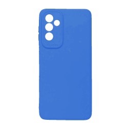 Capa Silicone Gel Samsung Galaxy A16 Azul Com Protetor De Câmera 3d