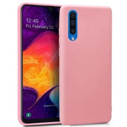 Funda De Gel De Silicona Samsung Galaxy A50/A30S Rosa Robusta