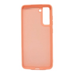 Funda De Gel De Silicona Samsung Galaxy S21 FE Rosa Robusta