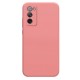 Funda De Silicona Robusta Samsung Galaxy S20 FE Rosa Con Protector De Cámara