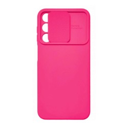 Samsung Galaxy A25 5G/A24 4G Pink With Camera Protector And Sliding Window Silicone Gel Case