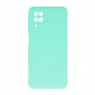 Capa De Silicone Samsung Galaxy A12 Verde Protector De Cámara