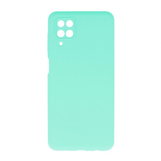 Capa De Silicone Samsung Galaxy A12 Verde Protector De Cámara